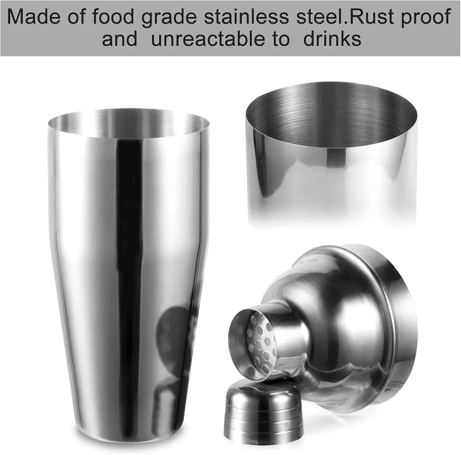 3/6pcs Cocktail Shaker Stainless Steel Bartending Tools Margarita Mixer Drink Shaker Martini Sharker Bartender Kit
3/6pcs Cocktail Shaker Stainless Steel Bartending Tools Margarita Mixer Drink Shaker Martini Sharker Bartender Kit