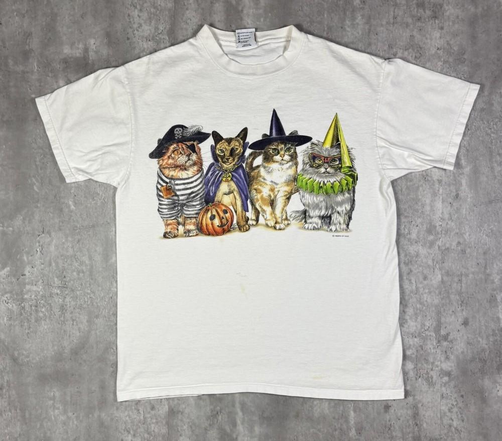 Vintage 90s Prints Of Tails Cat Halloween T Shirt Unisex T-Shirt S
Vintage 90s Prints Of Tails Cat Halloween T Shirt Unisex T-Shirt S