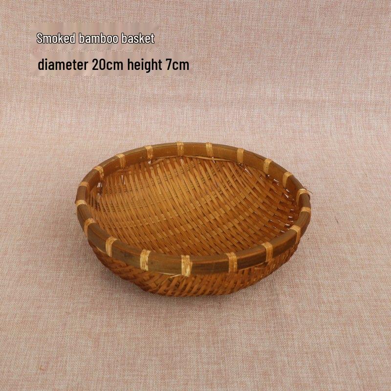 Bamboo Woven Winnowing Basket for Steamed Buns, Vegetables, Rice, and Fruits - Small Storage Basket
Bamboo Woven Winnowing Basket for Steamed Buns, Vegetables, Rice, and Fruits - Small Storage Basket