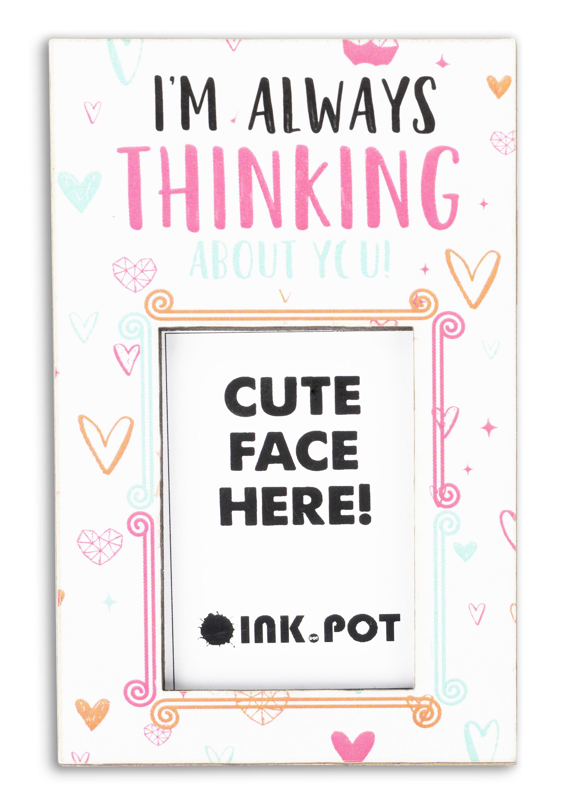 Inkdotpot I m Always Thinking About You Photo Magnet Frame For Refrigerator -9 x 5.5 9 x 5.5 cm білий
Inkdotpot I m Always Thinking About You Photo Magnet Frame For Refrigerator -9 x 5.5 9 x 5.5 cm білий