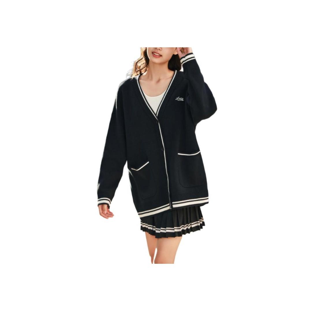 Anta Полосатый однобортный свитер с длинным рукавом и V-образным вырезом, женские топы Legendary-Blue Ivory-White 962438703-2 L
Anta Полосатый однобортный свитер с длинным рукавом и V-образным вырезом, женские топы Legendary-Blue Ivory-White 962438703-2 L