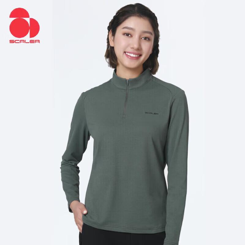 SCALER Women s Outdoor Stand Collar Long Sleeve T-Shirt F4604726 M
SCALER Women s Outdoor Stand Collar Long Sleeve T-Shirt F4604726 M