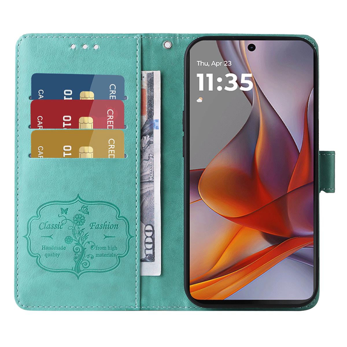 Stand Case for Motorola Moto G04 4G/G24 4G/G04s 4G/E14 4G Butterfly Floral Imprint Wallet Leather Phone Cover Gold
Stand Case for Motorola Moto G04 4G/G24 4G/G04s 4G/E14 4G Butterfly Floral Imprint Wallet Leather Phone Cover Gold