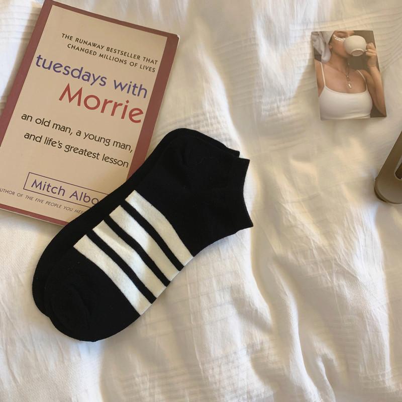 Striped Socks Children S Ab Short Socks Tide Cotton Summer Low-Top Sports Students Short Tube Boat Socks Casual Versatile One size fits all чорний
Striped Socks Children S Ab Short Socks Tide Cotton Summer Low-Top Sports Students Short Tube Boat Socks Casual Versatile One size fits all чорний