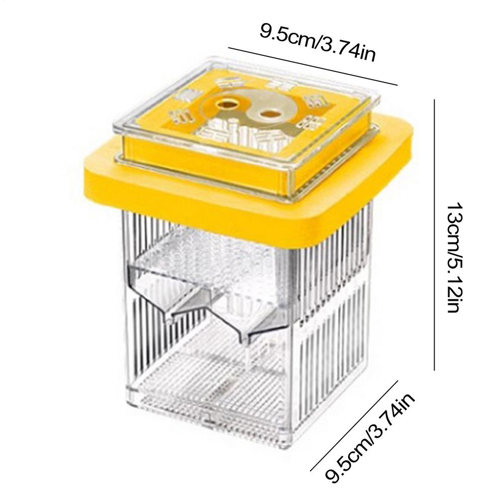 Fish Hatching Box Floated Guppy Breeding Box For Small Fish Fish Tank Divider Acclimation Case Mother Fish Incubator For Shrimp жовтий
Fish Hatching Box Floated Guppy Breeding Box For Small Fish Fish Tank Divider Acclimation Case Mother Fish Incubator For Shrimp жовтий