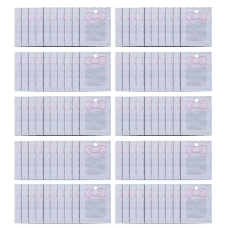 100pcs Bowknot Bag Thicken Plastic Seal Bags for Jewelry Display Handicrafts Nail Eyelash Earrings Packaging 7x9cm 1
100pcs Bowknot Bag Thicken Plastic Seal Bags for Jewelry Display Handicrafts Nail Eyelash Earrings Packaging 7x9cm 1