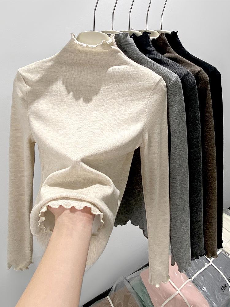 H360 Women s Ruffle High Neck Slim Fit Lace Knit Top - Autumn/Winter Base Layer L for 95-115 kg кофейный
H360 Women s Ruffle High Neck Slim Fit Lace Knit Top - Autumn/Winter Base Layer L for 95-115 kg кофейный