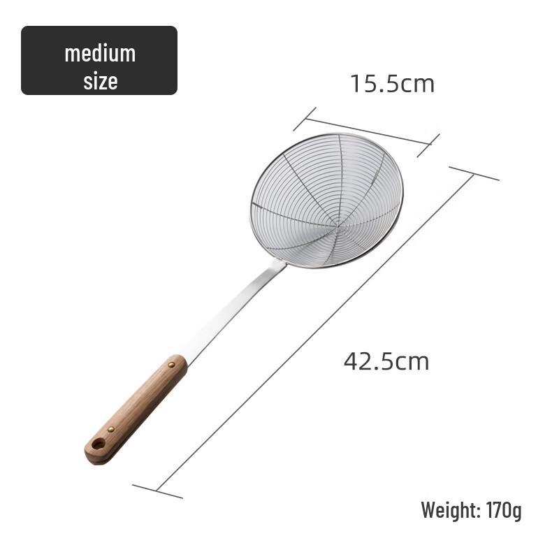 Stainless Steel Slotted Spoon Set with Wooden Handles
Stainless Steel Slotted Spoon Set with Wooden Handles