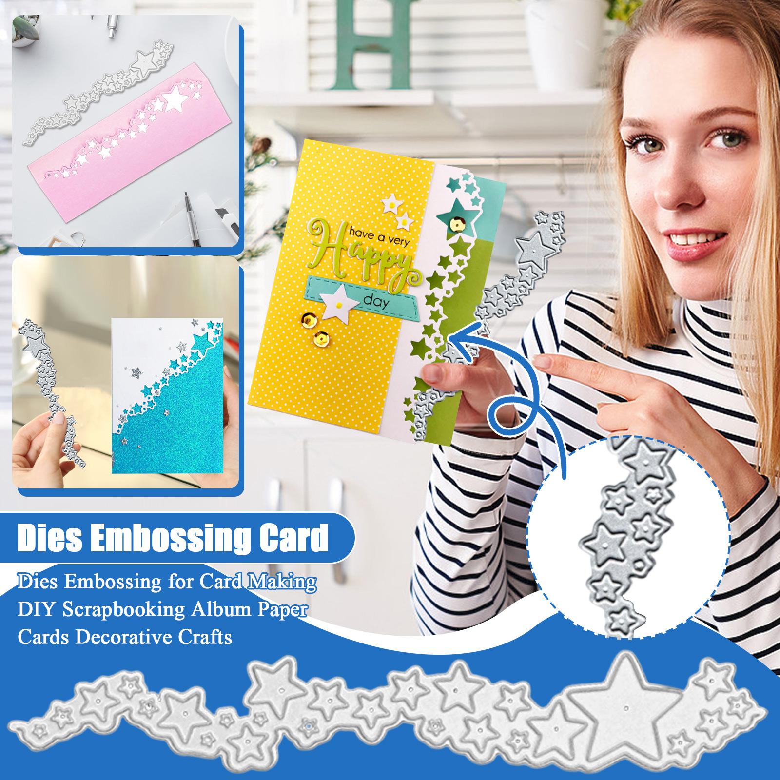 Metal Star Die Cutting Die Embossing Template For Card Making Decoration And DIY Scrapbook Album One Size
Metal Star Die Cutting Die Embossing Template For Card Making Decoration And DIY Scrapbook Album One Size