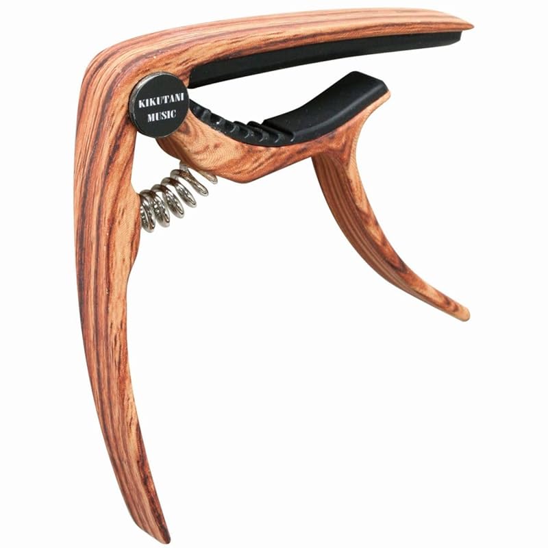Kikutani (Kikutani) lightweight one touch capo capo tasto For both acoustic guitar and electric guitar walnut GC-10 WAL
Kikutani (Kikutani) lightweight one touch capo capo tasto For both acoustic guitar and electric guitar walnut GC-10 WAL