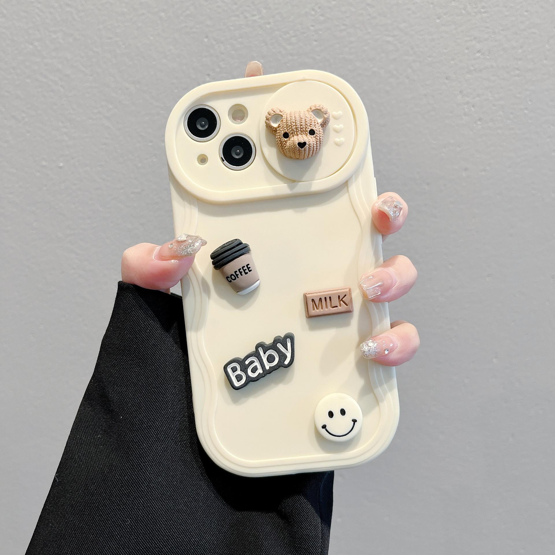 Wavy Push Windows Are Suitable for Apple 15 13 11 Coffee Bear Diy Handmade Soft Shell IPhone 16 Mobile Phone Case iPhone16PROMAX
Wavy Push Windows Are Suitable for Apple 15 13 11 Coffee Bear Diy Handmade Soft Shell IPhone 16 Mobile Phone Case iPhone16PROMAX