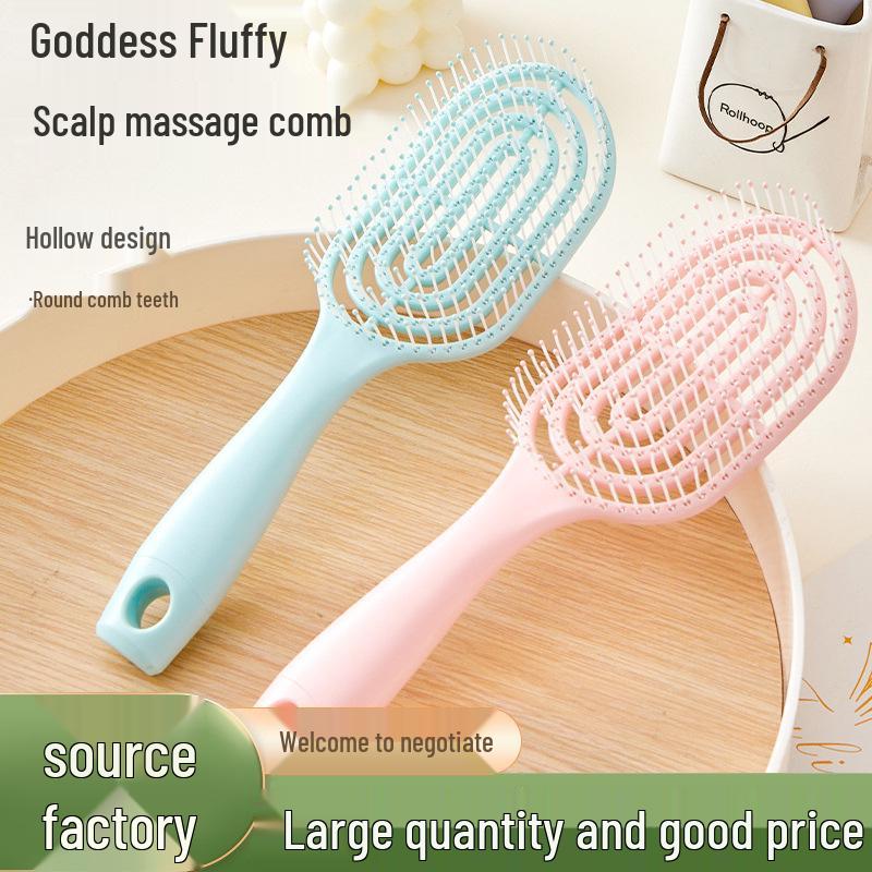 Curly Fluffy Massage Airbag Hair Comb for Girls - Hollow Styling and Round Tooth Cushion Comb
Curly Fluffy Massage Airbag Hair Comb for Girls - Hollow Styling and Round Tooth Cushion Comb