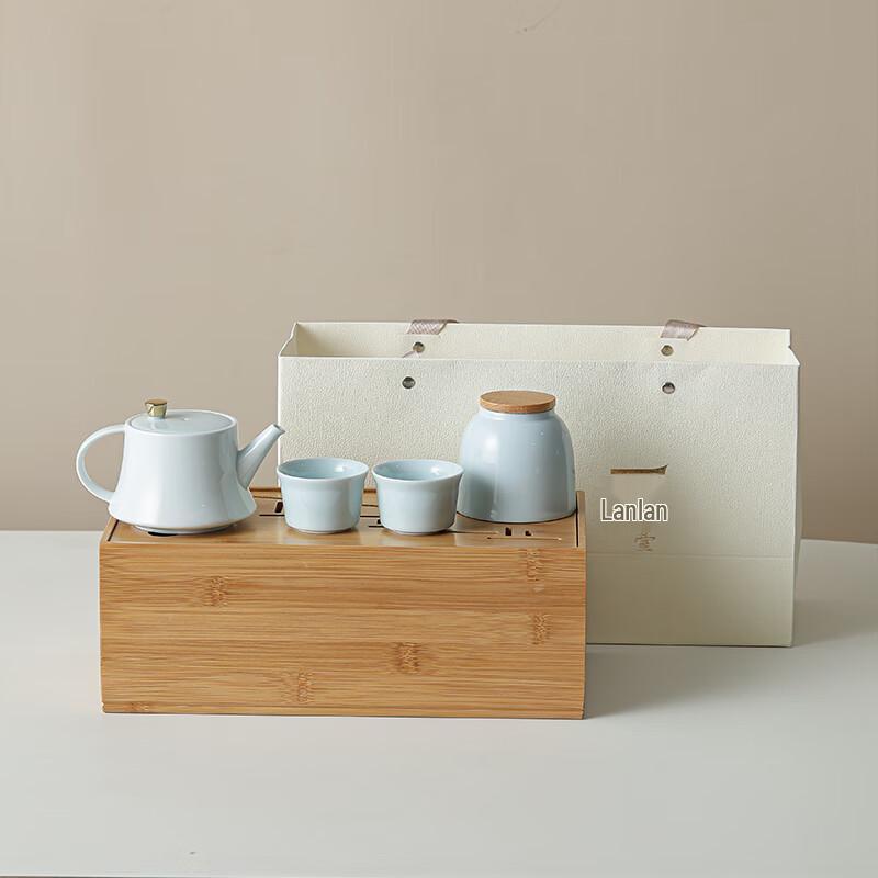 High-End Portable Chinese Ceramic Tea Set
High-End Portable Chinese Ceramic Tea Set