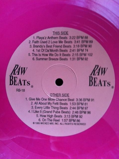 12inch Record RAW BEATS - Raw Beats #18 RB18 Raw Beats 1995 US Rap & Hip-Hop/R&B Used
12inch Record RAW BEATS - Raw Beats #18 RB18 Raw Beats 1995 US Rap & Hip-Hop/R&B Used