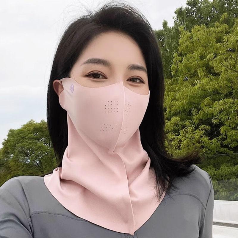 1 шт. Маска от солнца Летняя для занятий спортом на открытом воздухе Женская маска от солнца Дышащая, приятная для кожи, из ледяного шелка Маска, закрывающая большую часть лица, Модная розовый
1 шт. Маска от солнца Летняя для занятий спортом на открытом воздухе Женская маска от солнца Дышащая, приятная для кожи, из ледяного шелка Маска, закрывающая большую часть лица, Модная розовый