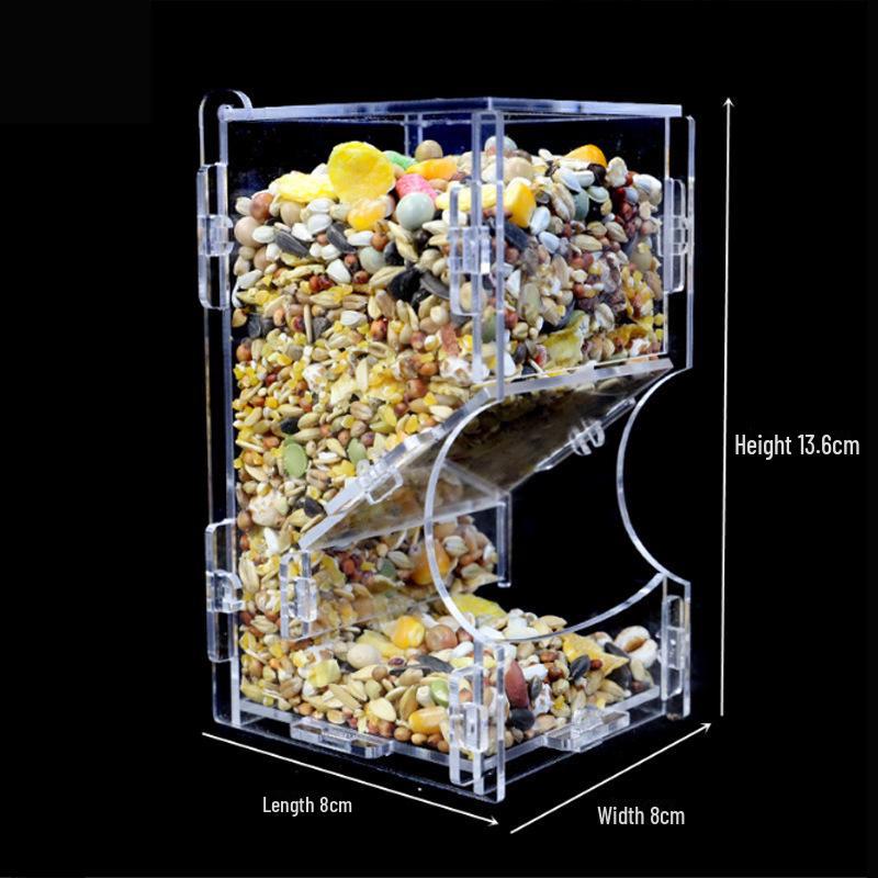 Акрилова прозора годівниця та будиночок для хом яків з гойдалкою
Акрилова прозора годівниця та будиночок для хом яків з гойдалкою