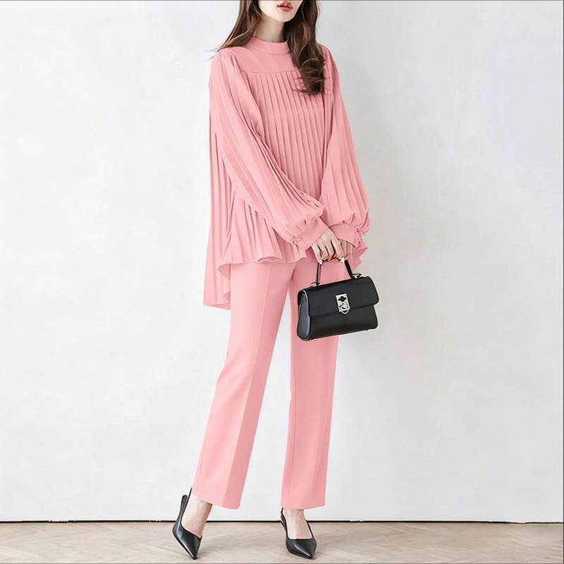 Жіноча блуза з довгим рукавом і брюки ZANZEA повсякденного костюма з двох предметів 4XL рожевий
Жіноча блуза з довгим рукавом і брюки ZANZEA повсякденного костюма з двох предметів 4XL рожевий