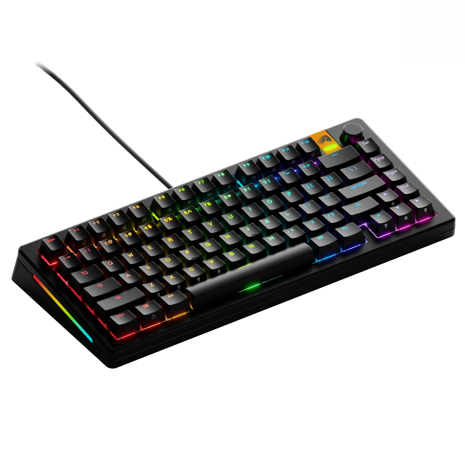 Glorious GMMK 3 HE Prebuilt Wired Black US English Layout Wired Mechanical Keyboard Black KB0823 75% - GLO-KB-GMMK3-75-PB-HE-W-BLK-US чорний
Glorious GMMK 3 HE Prebuilt Wired Black US English Layout Wired Mechanical Keyboard Black KB0823 75% - GLO-KB-GMMK3-75-PB-HE-W-BLK-US чорний