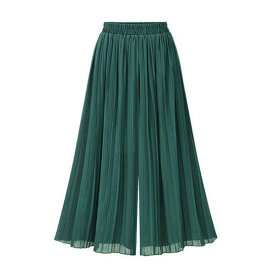 Women Skirt Pants Double Layers Wide Leg Deep Crotch Loose High Waist Dress-up Pleated Elastic Waist Women Ninth Pants Women Clothes 2XL зелений
Women Skirt Pants Double Layers Wide Leg Deep Crotch Loose High Waist Dress-up Pleated Elastic Waist Women Ninth Pants Women Clothes 2XL зелений