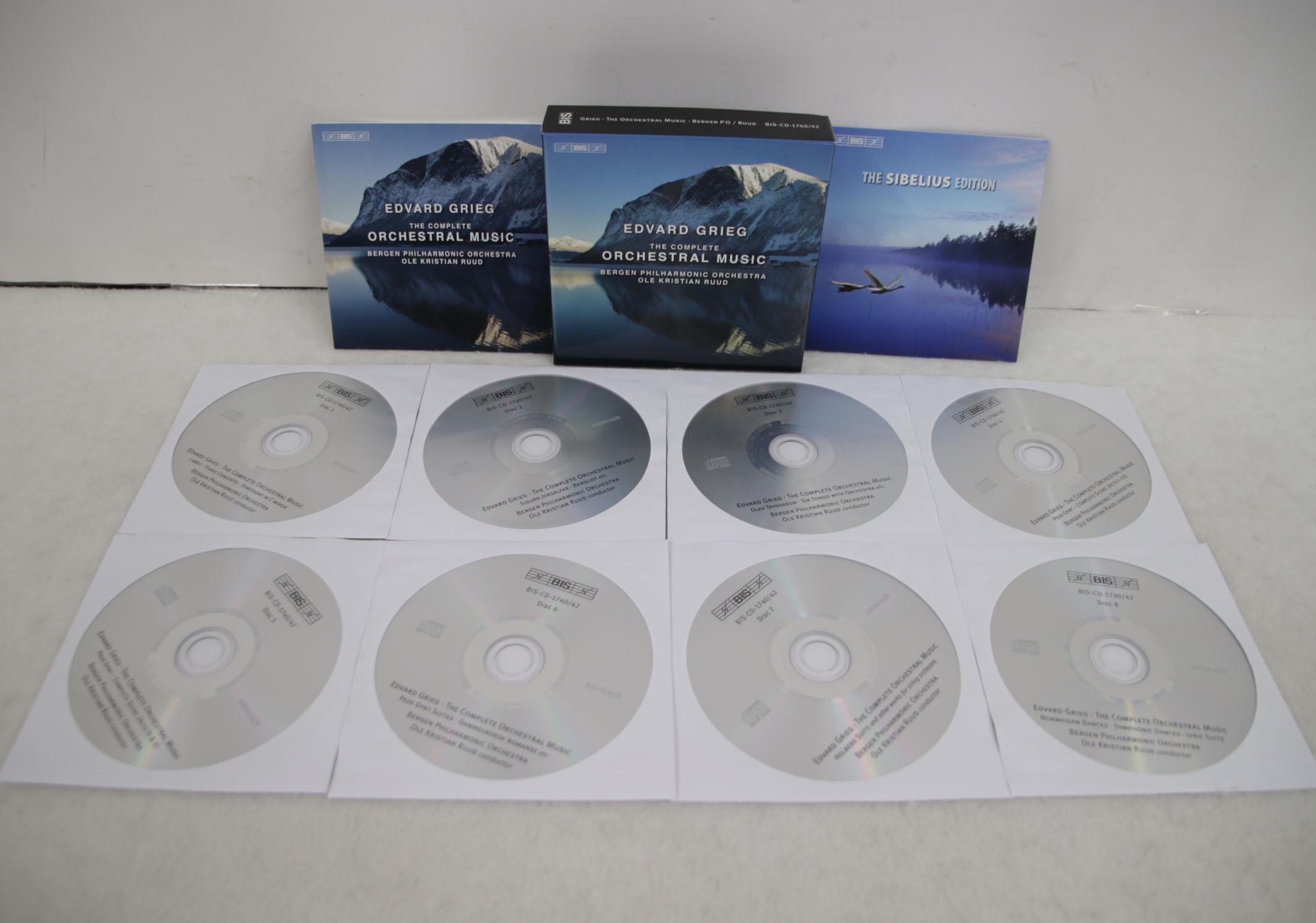 CD БЕРГЕНСКИЙ ФИЛАРМОНИЧЕСКИЙ ОРКЕСТР, ОЛЕ - Эдвард Григ Полное собрание оркестровой музыки BISCD174042 BIS 2008 Европа Классика Б/У
CD БЕРГЕНСКИЙ ФИЛАРМОНИЧЕСКИЙ ОРКЕСТР, ОЛЕ - Эдвард Григ Полное собрание оркестровой музыки BISCD174042 BIS 2008 Европа Классика Б/У