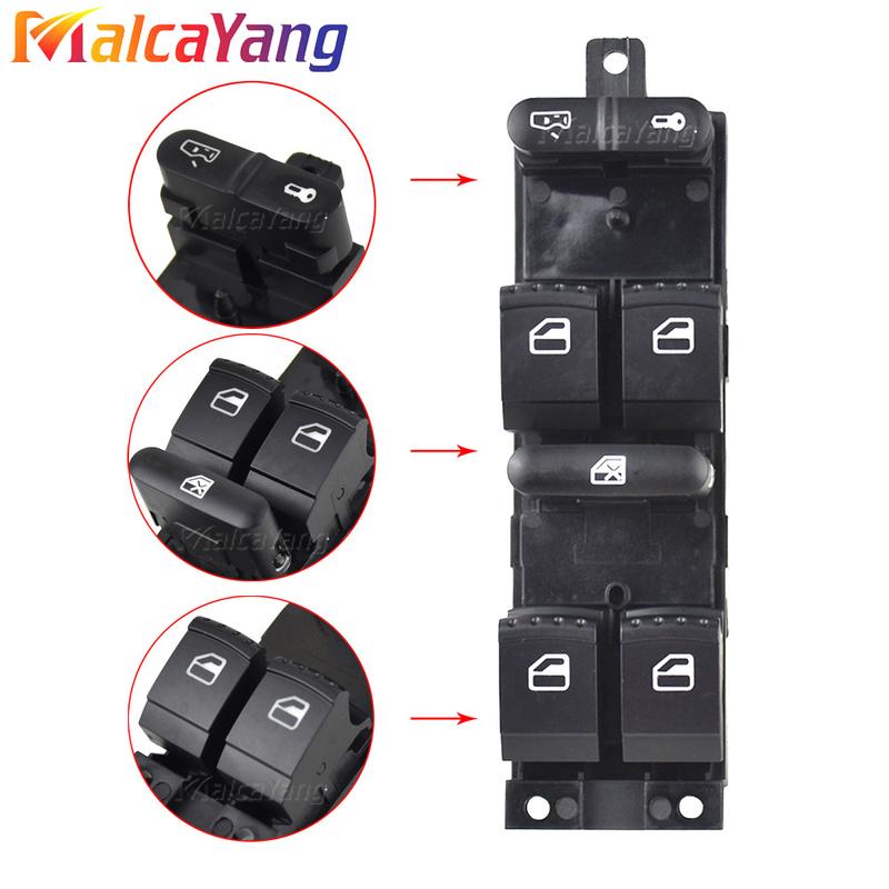 Electric Power Master Window Switch 1J4959857D For Volkswagen Golf Jetta Bora Passat B5 Seat Leon Toledo 1999 2000 2001-2006
Electric Power Master Window Switch 1J4959857D For Volkswagen Golf Jetta Bora Passat B5 Seat Leon Toledo 1999 2000 2001-2006