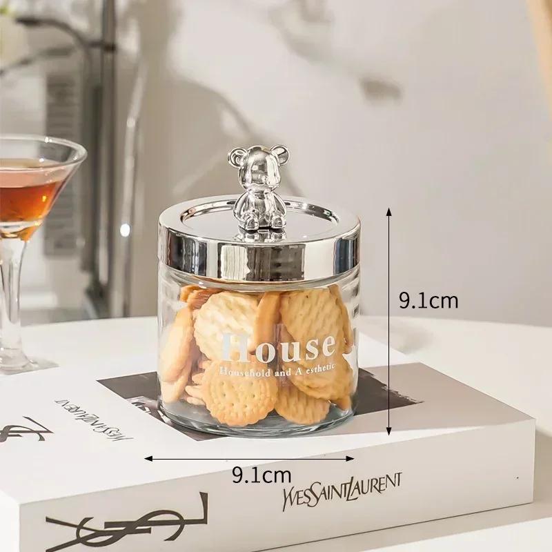 1 шт. Скляні банки для зберігання у формі ведмедя. Підходять для зберігання печива, цукерок, горіхів, ватних паличок та зубної нитки. Домашні контейнери для зберігання їжі
1 шт. Скляні банки для зберігання у формі ведмедя. Підходять для зберігання печива, цукерок, горіхів, ватних паличок та зубної нитки. Домашні контейнери для зберігання їжі