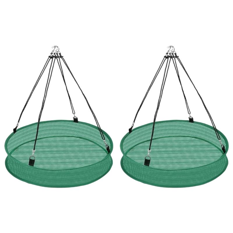 Set of 2 Outdoor Hanging Bird Food Tray with View Mesh Design for Backyard Bird Enthusiasts 1
Set of 2 Outdoor Hanging Bird Food Tray with View Mesh Design for Backyard Bird Enthusiasts 1