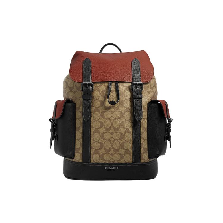 Новый рюкзак COACH Hudson из канвы с кожей Tubas Мужской Хаки и черный C8145-QBTUI 29.7*15.2*41.9CM
Новый рюкзак COACH Hudson из канвы с кожей Tubas Мужской Хаки и черный C8145-QBTUI 29.7*15.2*41.9CM