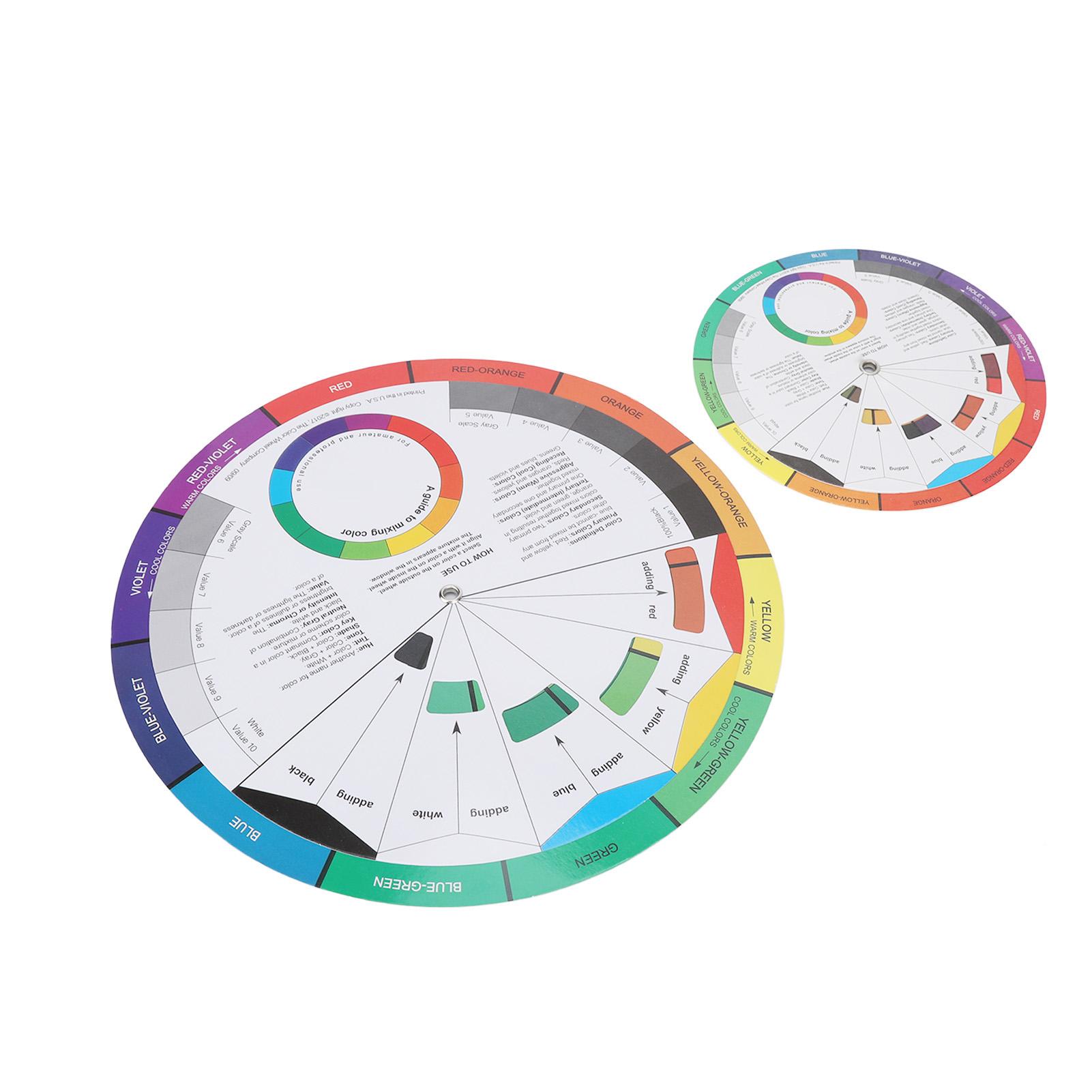 2pcs 9.3in 5.5in Diameter Color Mixing Guides Body Art Tattoo Color Blending Mixed Guide Wheel
2pcs 9.3in 5.5in Diameter Color Mixing Guides Body Art Tattoo Color Blending Mixed Guide Wheel