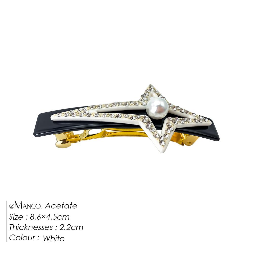 eManco Shaped Four Corners Star Decoration Black Side Clip Pearls & Rhinestones Valentine s Day & Tanabata Gift Size fits all
eManco Shaped Four Corners Star Decoration Black Side Clip Pearls & Rhinestones Valentine s Day & Tanabata Gift Size fits all