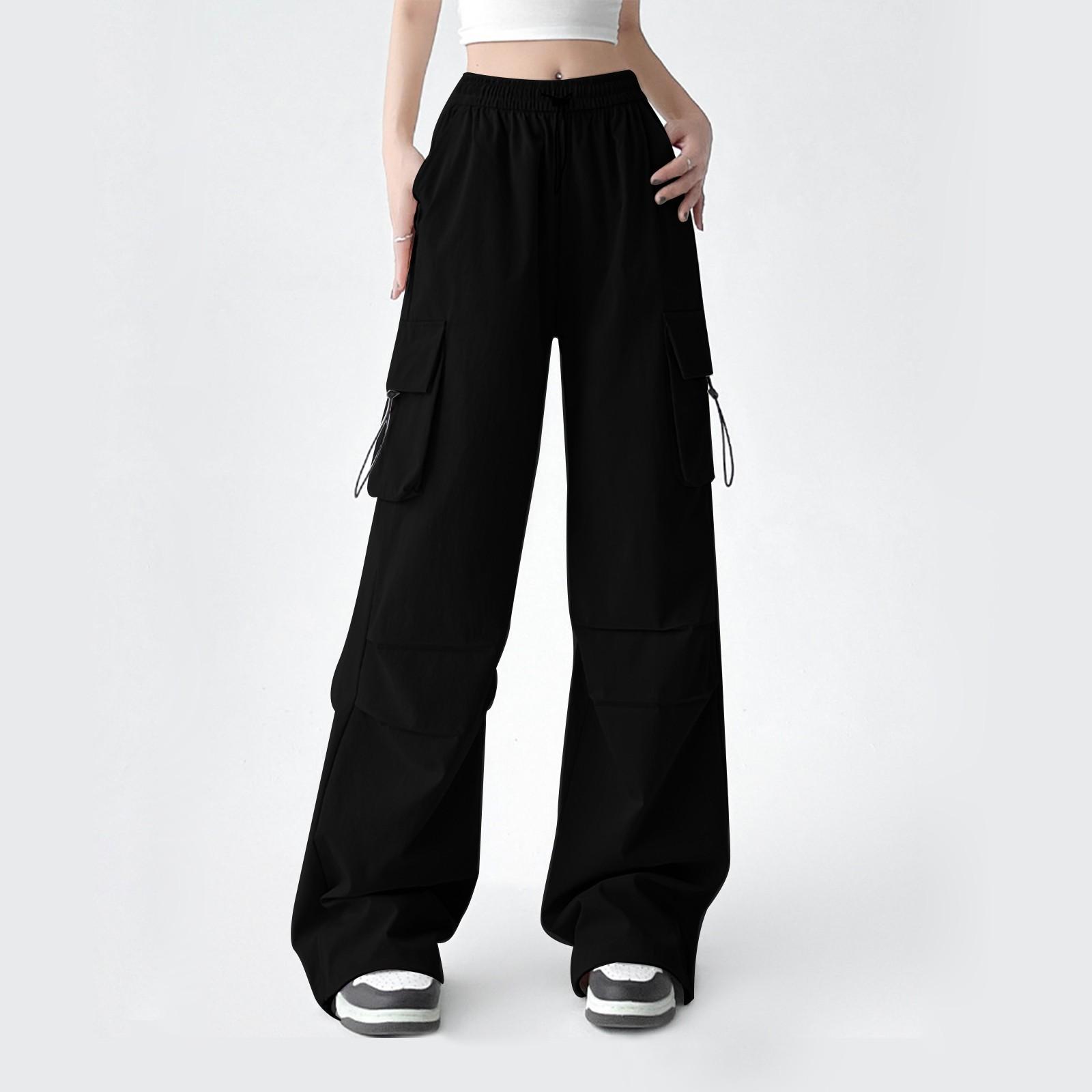 Девочки мода широкие брюки карго десантника с высокой талией альпинистские спортивные брюки свободные ретро повседневные штурмовики M чёрный
Девочки мода широкие брюки карго десантника с высокой талией альпинистские спортивные брюки свободные ретро повседневные штурмовики M чёрный