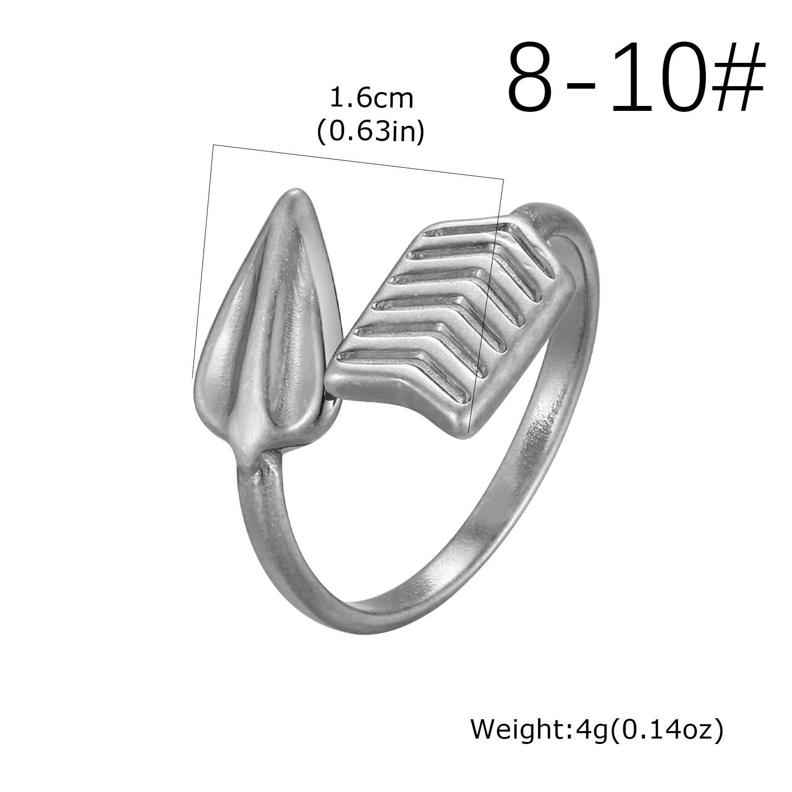 Vnox Vintage Stainless Steel Arrow Open Ring for Men Women, 16mm Wide Punk Gothic Unisex Jewelry Gift, Creative Retro Gray Rings
Vnox Vintage Stainless Steel Arrow Open Ring for Men Women, 16mm Wide Punk Gothic Unisex Jewelry Gift, Creative Retro Gray Rings