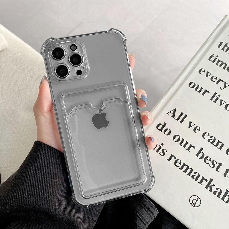 Four-Corner Shockproof Soft TPU Transparent Card Slot Phone Case For iPhone 16 Pro Max 11 14 12 13 15 Pro Max Bumper Back Cover iPhone 11 чорний
Four-Corner Shockproof Soft TPU Transparent Card Slot Phone Case For iPhone 16 Pro Max 11 14 12 13 15 Pro Max Bumper Back Cover iPhone 11 чорний