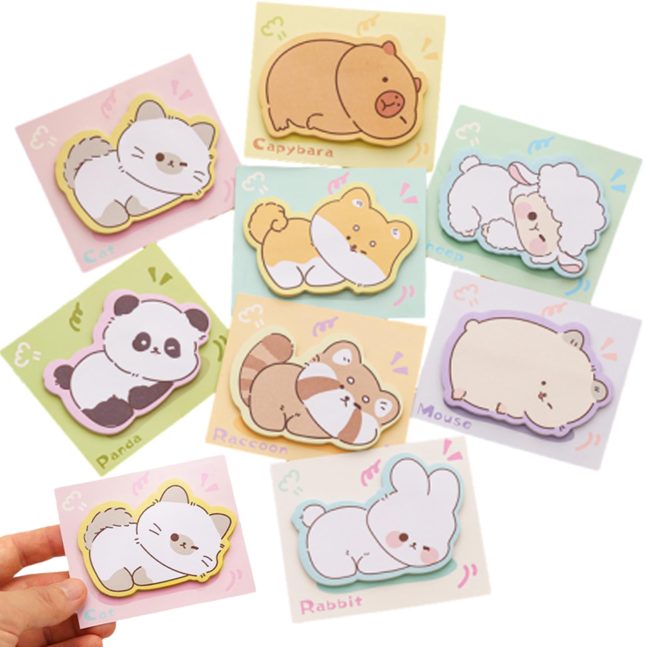 Abon Abon Sticky Notes Animals Cute из 16 книг в 8 Кошка Собака Кролик Капибара Панда Красная панда Овца Хомяк Цветная бумага Сообщение Памятка Карточка Всего 480
Abon Abon Sticky Notes Animals Cute из 16 книг в 8 Кошка Собака Кролик Капибара Панда Красная панда Овца Хомяк Цветная бумага Сообщение Памятка Карточка Всего 480
