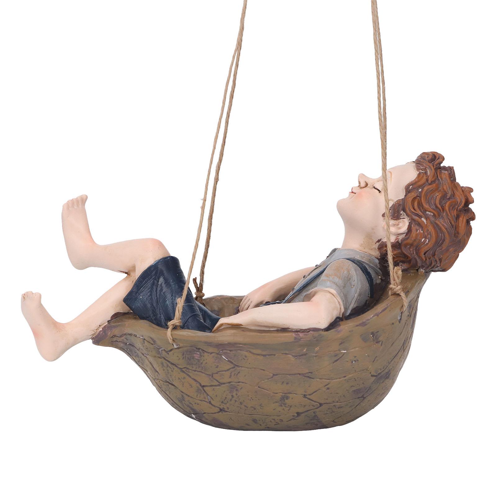 Hanging Boy Statue Hand Painted Rainproof Windproof Resin Outdoor Hanging Statues Garden Statue
Hanging Boy Statue Hand Painted Rainproof Windproof Resin Outdoor Hanging Statues Garden Statue