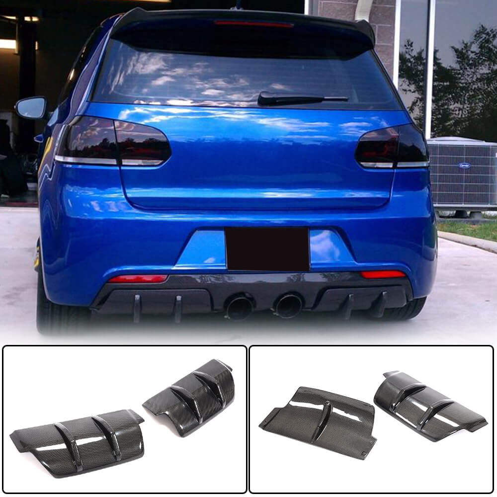 Rear bumper diffuser V2 (for R/R20 HB 2010-2013, Carbon) for Volkswagen Golf 6
Rear bumper diffuser V2 (for R/R20 HB 2010-2013, Carbon) for Volkswagen Golf 6