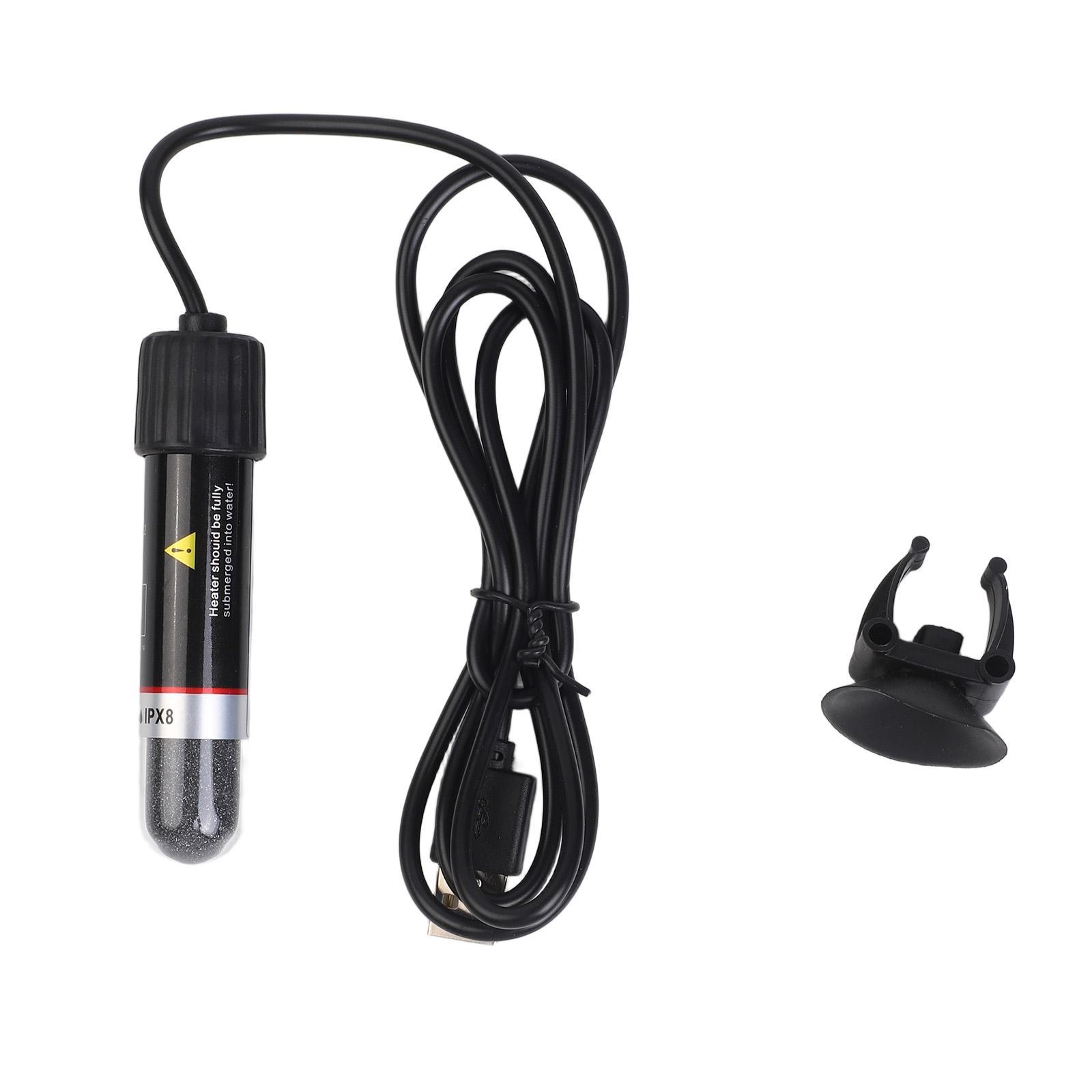 USB Mini Aquarium Heating Rod 10W Auto Thermostat Submersible Fish Tank Heater 26° Automatic Constant Temperature Small Heater
USB Mini Aquarium Heating Rod 10W Auto Thermostat Submersible Fish Tank Heater 26° Automatic Constant Temperature Small Heater