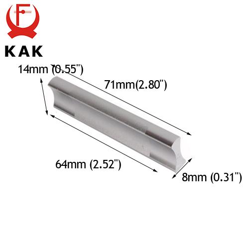 KAK Kitchen Cabinet Handles Drawer Pulls Aluminum Alloy Door Knobs Holder Case Box Puller Stick Furniture Handle Hardware
KAK Kitchen Cabinet Handles Drawer Pulls Aluminum Alloy Door Knobs Holder Case Box Puller Stick Furniture Handle Hardware