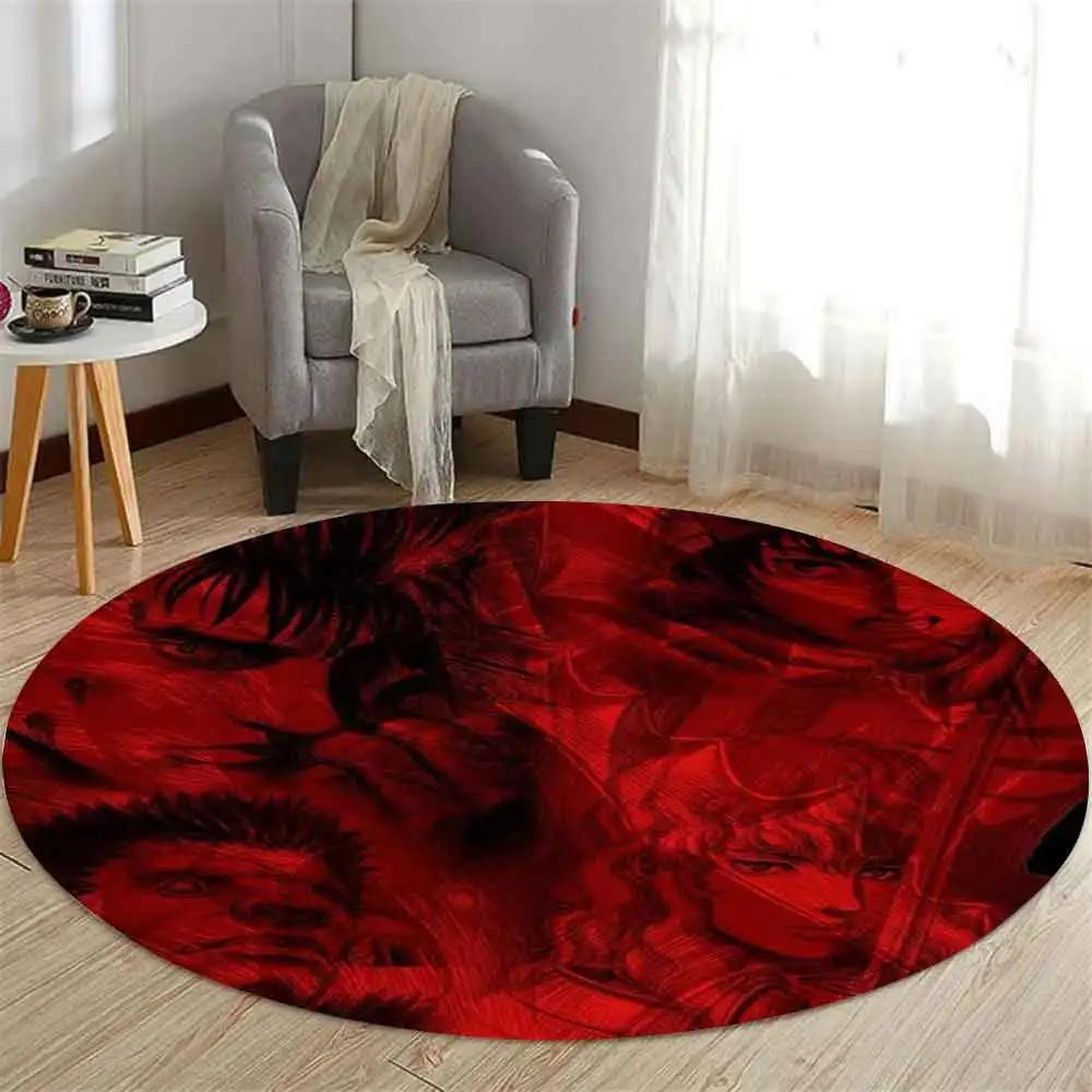 Guts Sword in Berserk Printed Round Carpet for Living Room Bedroom Kitchene Rugs Mats Flannel Anti-Slip Rug Decoration Gift Diameter 60cm
Guts Sword in Berserk Printed Round Carpet for Living Room Bedroom Kitchene Rugs Mats Flannel Anti-Slip Rug Decoration Gift Diameter 60cm