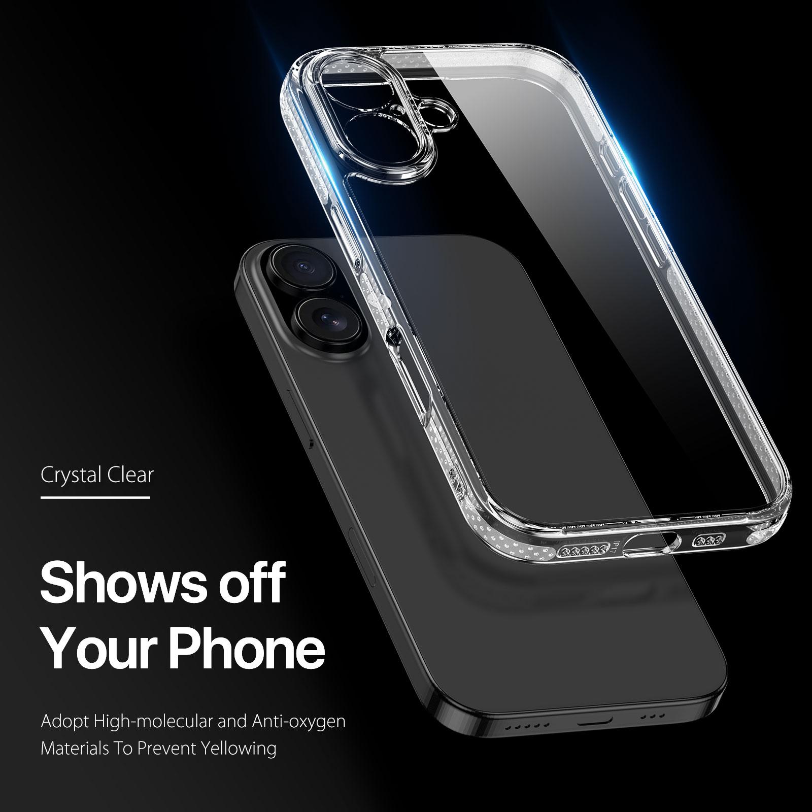 For iPhone 17 Clear Phone Case DUX DUCIS Clin Series TPU+PC Anti-drop Back Cover Clear
For iPhone 17 Clear Phone Case DUX DUCIS Clin Series TPU+PC Anti-drop Back Cover Clear
