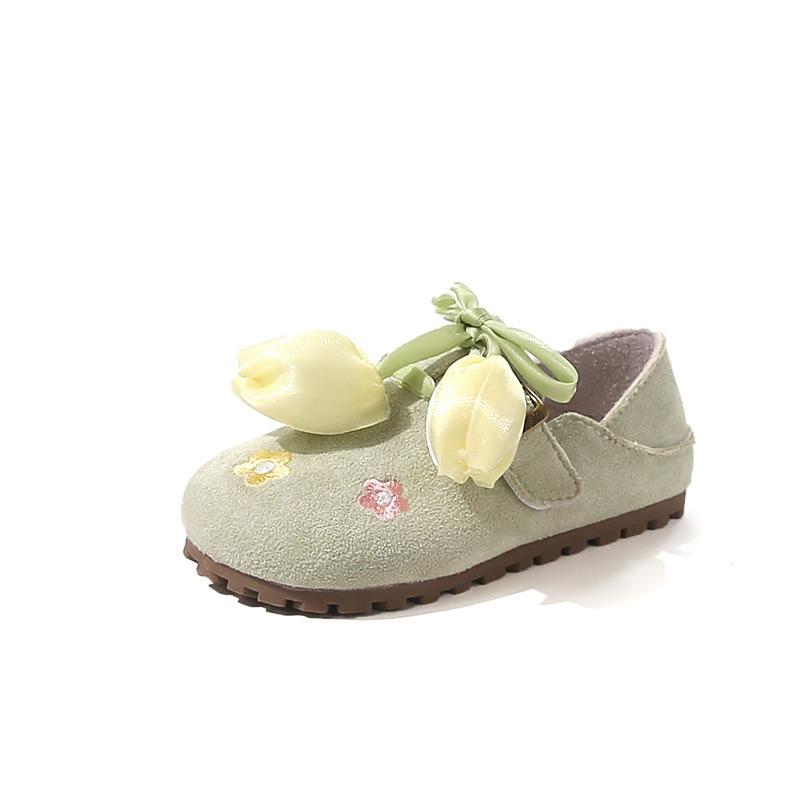 New Suede Leather Children Shoes with Tulip Decos Princess Embroidered Flowers Graden Walking Shoes School Vacation Shoes I08059 21 зелений
New Suede Leather Children Shoes with Tulip Decos Princess Embroidered Flowers Graden Walking Shoes School Vacation Shoes I08059 21 зелений