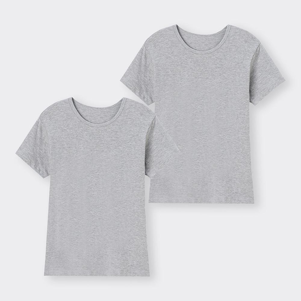 GU Внутренний вырез с круглым вырезом, футболка с короткими рукавами, 2P
GU Внутренний вырез с круглым вырезом, футболка с короткими рукавами, 2P