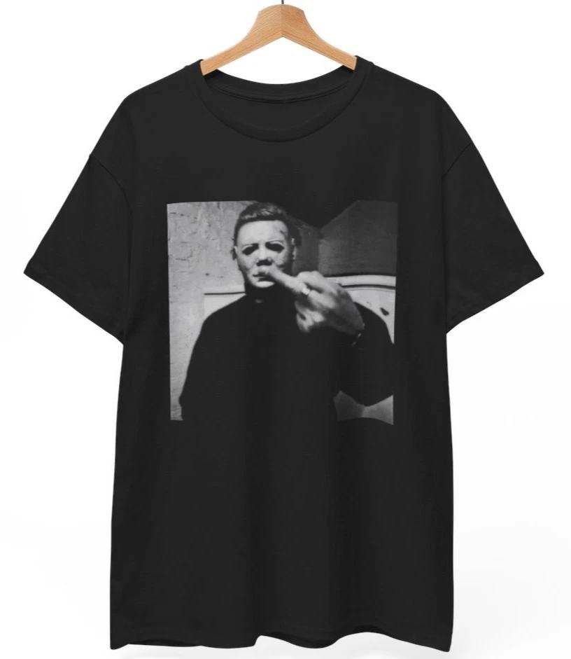 Michael Myers T-Shirt, Halloween Middle Finger Goth Punk Horror Metal Unisex Tee M
Michael Myers T-Shirt, Halloween Middle Finger Goth Punk Horror Metal Unisex Tee M