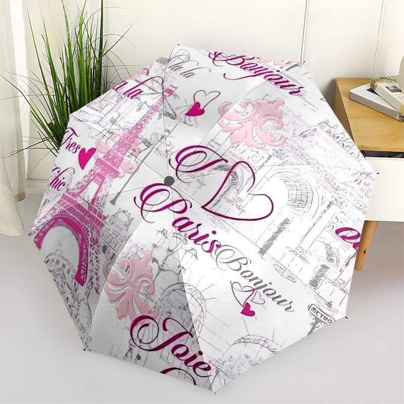 1pc Paris Eiffel Tower Automatic Opening and Closing Folding Umbrella with 8 Iron Ribs - Portable, Foldable for Travel yy251124167
1pc Paris Eiffel Tower Automatic Opening and Closing Folding Umbrella with 8 Iron Ribs - Portable, Foldable for Travel yy251124167