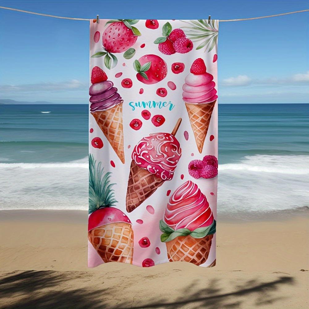 Ice Cream Design Quick Dry Microfiber Towel, Lightweight for Swimming Camping Yoga W30*H60(CM)
Ice Cream Design Quick Dry Microfiber Towel, Lightweight for Swimming Camping Yoga W30*H60(CM)