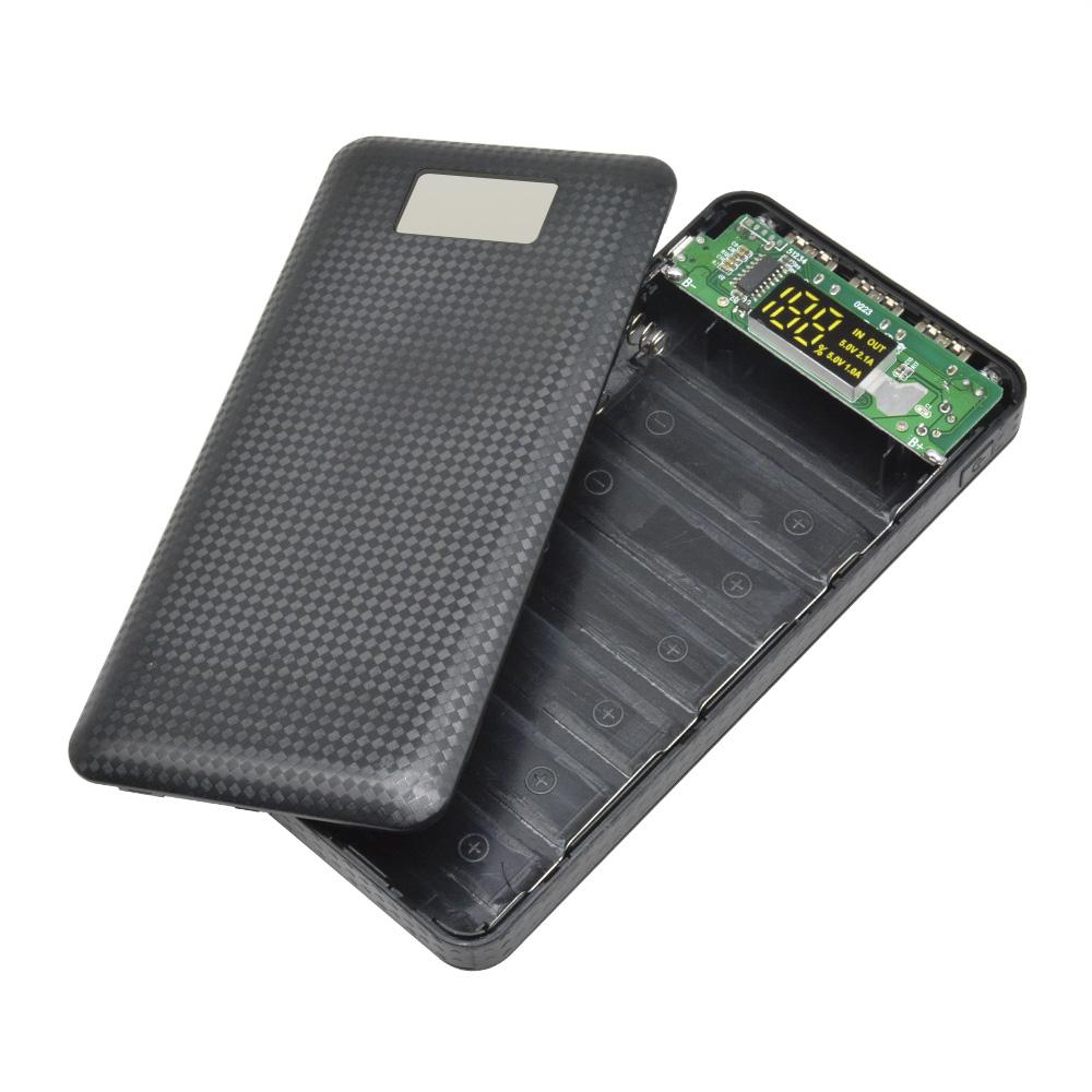 7x 18650 Battery DIY Power Bank Box 3 USB Holder Case LCD Display Battery Charge For Mobile Phone PC With LED Flashlight Charger
7x 18650 Battery DIY Power Bank Box 3 USB Holder Case LCD Display Battery Charge For Mobile Phone PC With LED Flashlight Charger