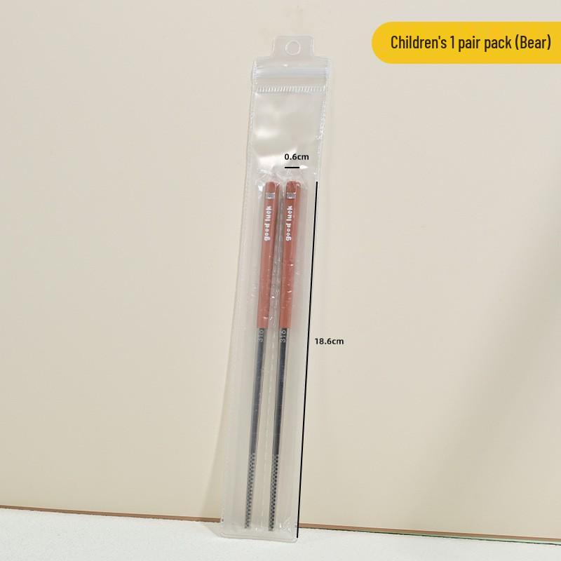 316 Stainless Steel Non-slip Children s Cartoon Chopsticks - Anti-scald, Cute, and High-Value Tableware
316 Stainless Steel Non-slip Children s Cartoon Chopsticks - Anti-scald, Cute, and High-Value Tableware