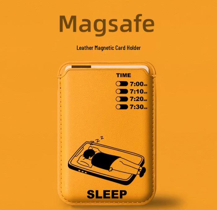 EMO Icon MagSafe Magnetic Leather Card Holder for Apple Phone Case Single Card Holder
EMO Icon MagSafe Magnetic Leather Card Holder for Apple Phone Case Single Card Holder
