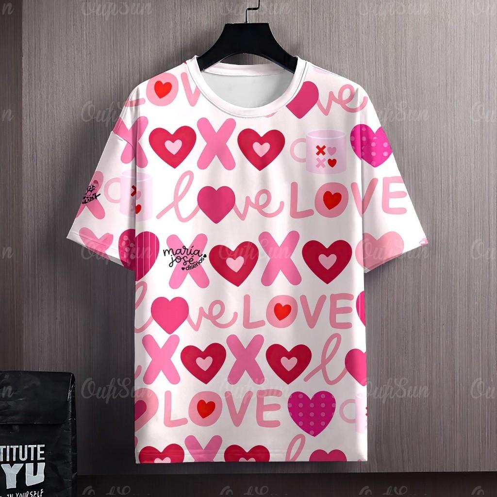 Fashionable women s unisex T-shirt - Valentine s Day romantic 3D printing XS
Fashionable women s unisex T-shirt - Valentine s Day romantic 3D printing XS