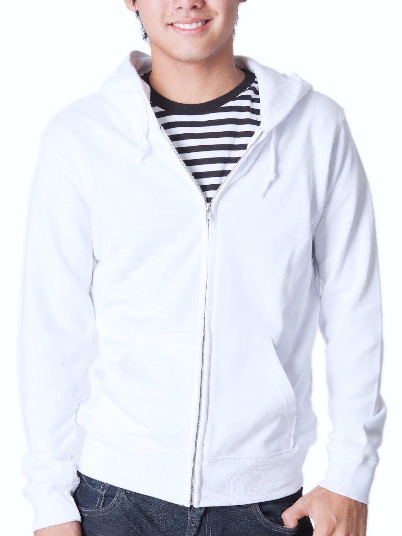 Dot ST Men s White Zip-Up Hoodie with Pile Lining, Size M, 8.4oz
Dot ST Men s White Zip-Up Hoodie with Pile Lining, Size M, 8.4oz